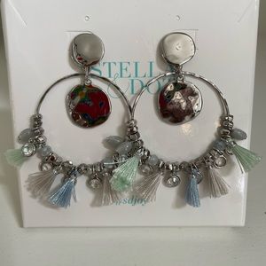 Stella & Dot tassel earrings